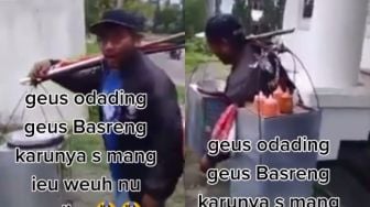 Jualan Sambil Ngamuk dan Berkata Kasar, Aksi Pedagang Basreng Ini Viral