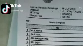 Kartu Keluarga Sampai Tak Muat, Viral Suami Istri Punya 15 Anak