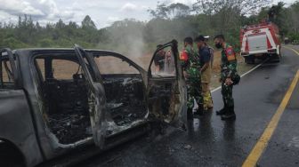 Fakta Baru Mobil KPH Putussibau Dibakar di Lokasi Illegal Logging