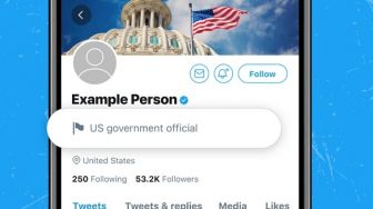 Akun Twitter Resmi Pejabat Pemerintah Indonesia Punya Label Khusus