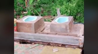 Viral WC Umum Gratis di Kampung Bikin Melongo, Publik Takut Dipatok Ayam