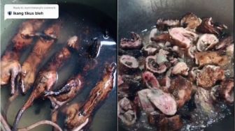 Viral Wanita Beri Tutorial Masak Daging Tikus, Publik: Mending Makan Garam