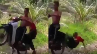 Viral Aksi Pemotor Bikin Kakek-Kakek Celaka, Publik Naik Pitam