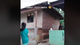 Viral Video Kembang Desa Tertangkap Basah, Lari Terbirit-birit Saking Malunya