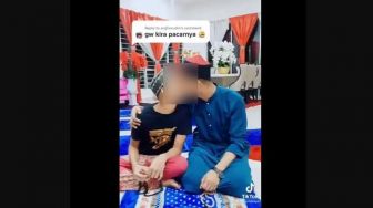 Viral Video Pria Cium Bibir Anak Angkat, Warganet: Lho Bukan Cium Tangan?