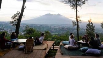 Pasir Angin, Sensasi Minum Kopi di Tengah Hutan Pinus