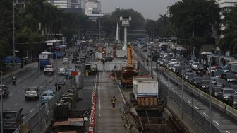 Pengerjaan Konstruksi Stasiun Glodok-Kota, MRT Lakukan Rekayasa Lalin Mulai Rabu