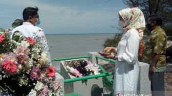 Tragedi Kemanusian Perang Dunia Diperingati di Pantai Radji Bangka