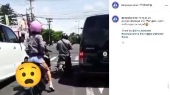 Viral Video Pemotor Asyik Goyang di Atas Motor, Bikin Publik Curiga