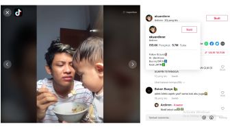 Ngakak! Video Bocah Dikerjai Kakaknya saat Makan, Ekspresinya Jadi Sorotan