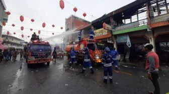 Tujuh Ruko di Singkawang Ludes Dilahap Api, Satu Korban Meninggal