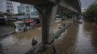 Polisi: 40 Ruas Jalan di Jakarta Terendam Banjir Hari Ini