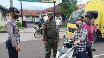 Operasi Yustisi, Polsek Cikijing Tegur 27 Pelanggar Prokes