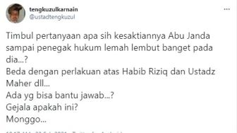 Abu Janda Belum Ditahan Polisi, Tengku Zul: Apa sih Kesaktiannya?