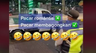 Viral Pria Jemput Pacar Pakai Mobil Pikap Sayur, Warganet Salut