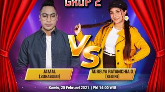 Jamal yang Matang vs Aurelya Bersuara Khas di Battle Six Grup 2