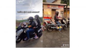 Viral! Aksi Pria Ajak Kedua Anak Sunmori Tuai Perdebatan Warganet