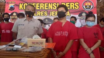 Duh! Berprofresi sebagai Petani, Pasutri Jepara Ini Kepergok Pakai Sabu