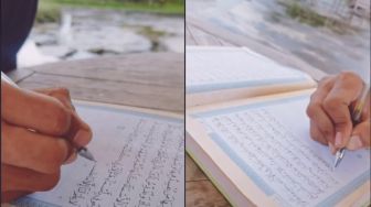 Al Quran Tulisan Tangan Pemuda Ini Viral, Ingin Diberikan untuk Jodohnya