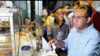 CEK FAKTA: Benarkah Anies Baswedan Malah Sibuk Makan saat Jakarta Banjir?