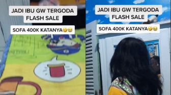 Korban Diskon! Emak-emak Beli Sofa Rp 400 Ribu, yang Datang Malah Begini