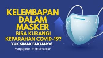 INFOGRAFIS: Kelembapan dalam Masker Bisa Kurangi Keparahan Covid-19?