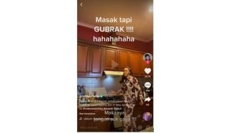 Asyik Masak Sambil TikTok-an, Burger Kebab Maia Estianty Gubrak