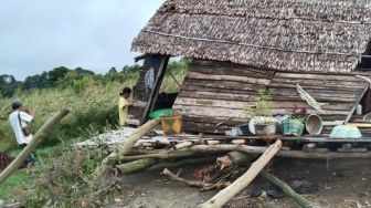 Diterjang Angin Kencang, 28 Rumah di Ogan Ilir Rusak