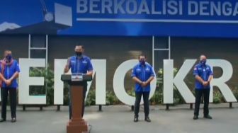 AHY: Saya Berdiri di Sini sebagai Ketua Umum Partai Demokrat yang Sah