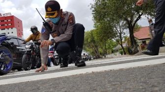 Diprotes, Pita Penggaduh di Jalan Ahmad Yani Pontianak Langsung Diperbaiki