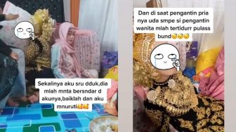 Viral Pengantin Hamil Mengantuk Saat Hajatan, Pilih Rebahan Terus