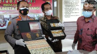 Polisi Gagalkan Sindikat Pengedar Uang Palsu Senilai Rp 2,8 T di Banyuwangi