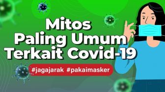 INFOGRAFIS: Mitos Paling Umum Terkait Covid-19