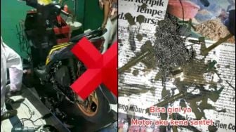 Viral Motor Rusak bak Kena Santet, di Mesinnya Ada Paku dan Jarum Suntik