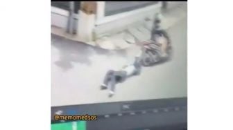 Aksi Jambret Bengis Terekam CCTV, Korban Wanita sampai Terseret Motor