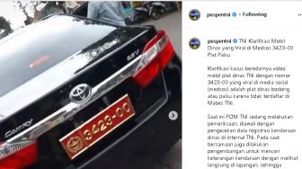 Viral Wanita Pamer Mobil Dinas Berpelat Merah, Ternyata Pelat Bodong