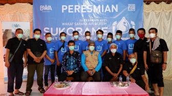 Sambut Hari Air Sedunia, BWA Resmikan Wakaf Sarana Air Bersih