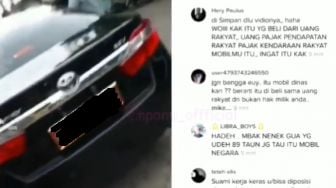Mobil Berplat TNI Viral Jadi Bahan Pamer Seorang Wanita, Ternyata Palsu