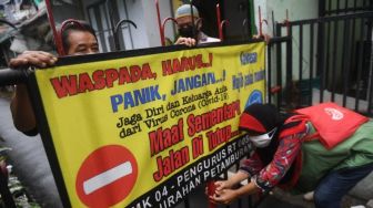 Covid Mulai Melandai, Masih Ada 38 RT Zona Merah di Jakarta, Ini Lokasi-lokasinya
