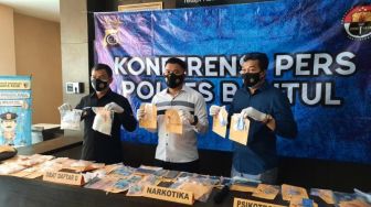 Polres Bantul Ringkus Belasan Pengedar Narkoba, Termasuk 2 Driver Ojol