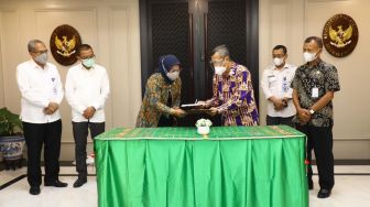 Kemnaker Terima Hibah Dua BLK Dari Pemprov Riau