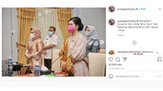 Tugas Perdana Kahiyang Ayu Sebagai Istri Wali Kota, Ikut Rakernas Dekranas