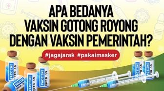 INFOGRAFIS: Apa Bedanya Vaksin Gotong Royong dengan Vaksin Pemerintah?