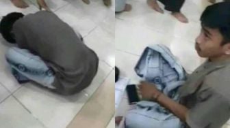 Bikin Jemaah Heboh Dikira 'Husnul Khotimah', Ternyata Pemuda Ini Cuma Tidur