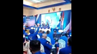 Video Moeldoko Beri Pidato Pertama, Peserta KLB Kepal Tangan Beri Dukungan