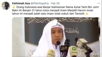 CEK FAKTA: Benarkah Ada Seorang WNI Jadi Imam di Masjidil Haram Makkah?