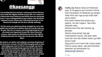 Teramat Kesal, Ibunda Felicia Singgung Kekuatan Wanita