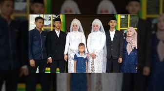 Dua Pasangan Kembar Nikah Barengan, Tinggal Seatap