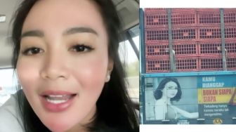 Wika Salim Pergoki Bak Truk Berwajah Dirinya, Ekspresi Sopirnya Cuma Begini