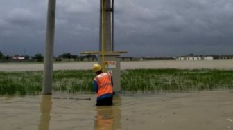 16 Gardu Listrik di Karawang Kembali Terendam Banjir